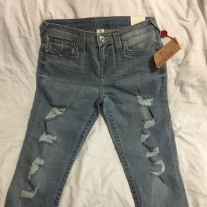 BNWT True Religion Capri Jeans